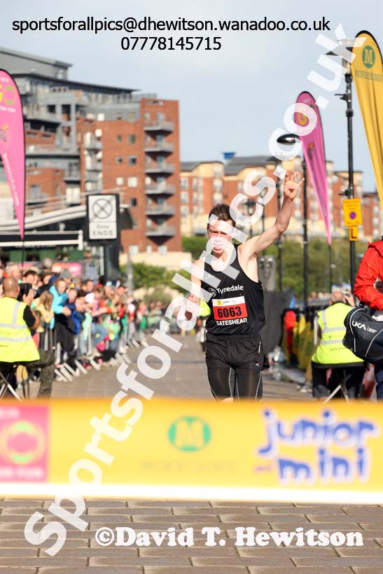 Boys Junior Great North Run. Photo: David T. Hewitson/Sports for All Pics